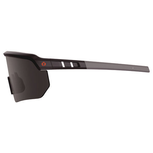 Skullerz Aegir-afaspm Anti-scratch And Enhanced Anti-fog Safety Glasses, Matte Black Frame, Smoke Polycarb Lens