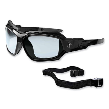 Skullerz Loki Safety Glasses/goggles, Black Nylon Impact Frame, Antifog Indoor/outdoor Polycarbonate Lens