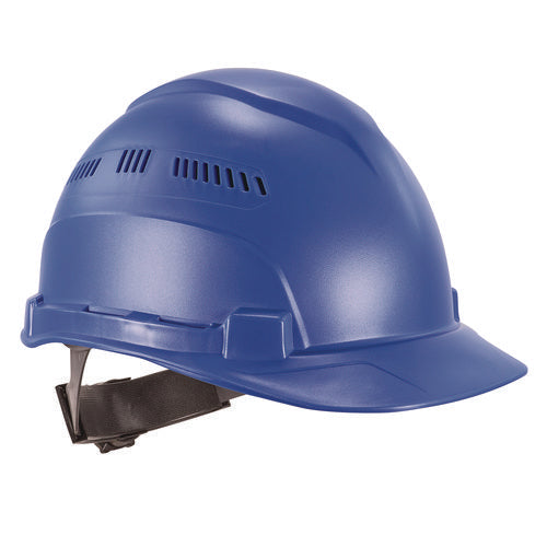 Skullerz 8966 Class C Lightweight Cap-style Hard Hat, Adjustable Venting, 6-point Rachet Suspension, Blue