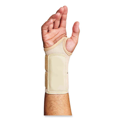 Proflex 4010 Double Strap Wrist Support, X-large, Fits Right Hand, Tan