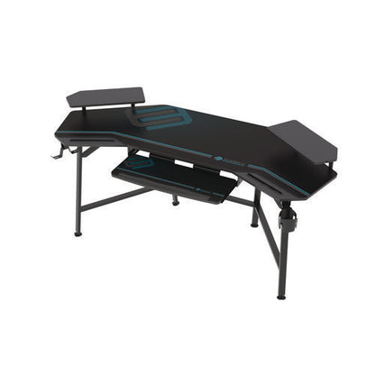 Aero Gaming Desk, 72.06" X 23.63" X 38", Black