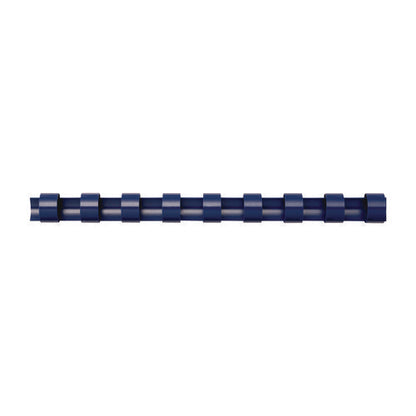 Plastic Comb Bindings, 3/4" Diameter, 150 Sheet Capacity, Navy, 100/pack