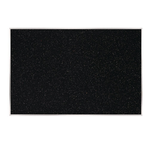 Recycled Bulletin Board, 87.91 X 48.5, Confetti Surface, Satin Aluminum Frame