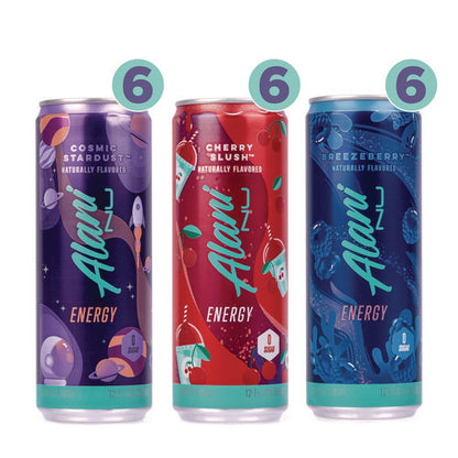 Energy Sweet Splash Variety Pack, Assorted Flavors, 12 Oz Can, 18/carton