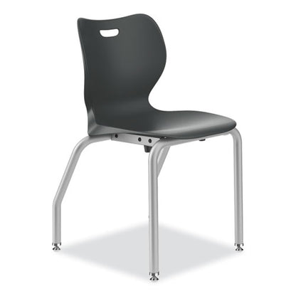 Smartlink Four-leg Chair, Supports Up To 275 Lb, 18" Seat Height, Lava Seat, Lava Back, Platinum Base