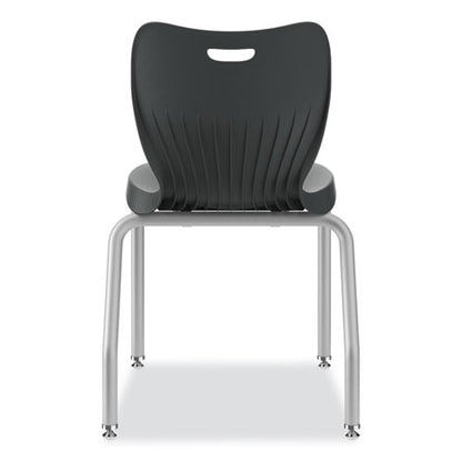 Smartlink Four-leg Chair, Supports Up To 275 Lb, 18" Seat Height, Lava Seat, Lava Back, Platinum Base