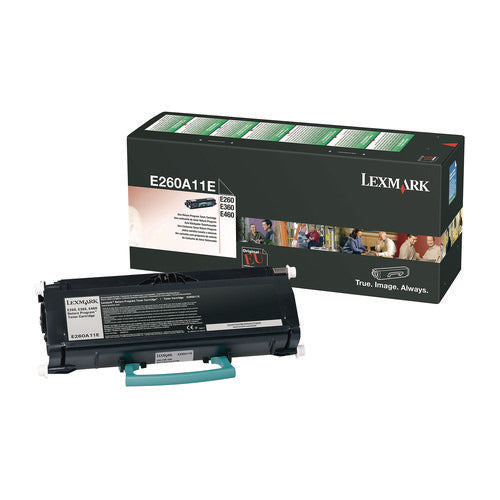 E460x41g Toner, 15,000 Page-yield, Black