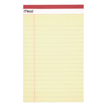 Notepad, Wide/legal Rule, 50 Canary 5 X 8 Sheets, 4/pack