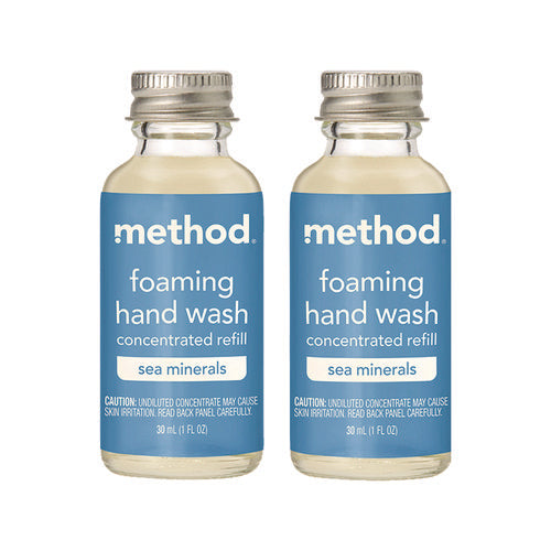 Refill + Reuse Foaming Hand Soap Refill, Sea Minerals, 1 Oz Refill Bottle, 2/pack