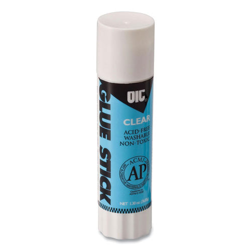 Clear Glue Stick, 0.74 Oz, Dries Clear