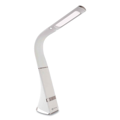 Wellness Series Recharge Led Desk Lamp, 10.75" To 18.75" High, White