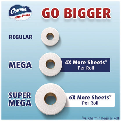 Ultra Strong Bathroom Tissue, Septic Safe, 2-ply, White, 363 Sheets/roll, 12 Rolls/pack