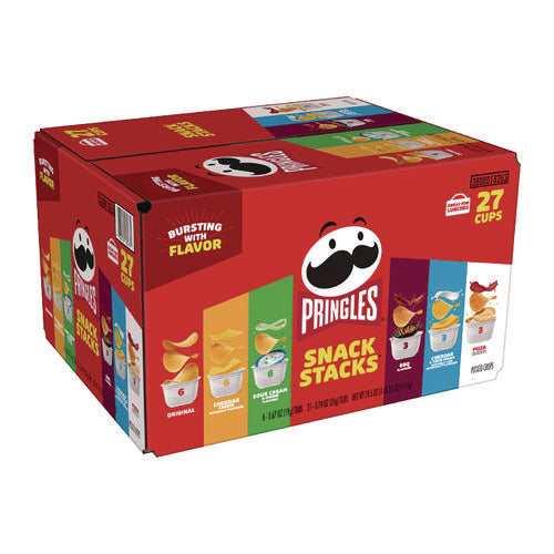 Snack Stack Variety Pack Crisps, (6) 0.67 And (21) 0.74 Oz/tubs, 27/carton