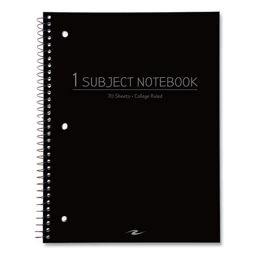 Subject Wirebound Promo Notebook, 1-subject, Med/college Rule, Assorted Cover, (70) 10.5 X 8 Sheets, 24/carton