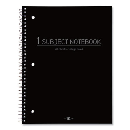 Subject Wirebound Promo Notebook, 1-subject, Med/college Rule, Assorted Cover, (70) 10.5 X 8 Sheets, 24/carton