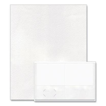 Pocket Folder, 0.5" Capacity, 11 X 8.5, White, 25/box, 10 Boxes/carton