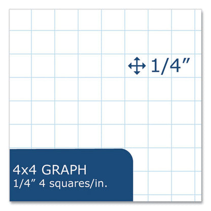 Lab And Science Carbonless Notebook, Quad Rule (4 Sq/in), Gray Cover, (100) 8.5 X 11 Sheets, 24/carton