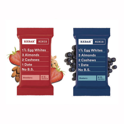 Minis Protein Bars Variety Pack, Blueberry/strawberry, 0.9 Oz Bar, 8/box