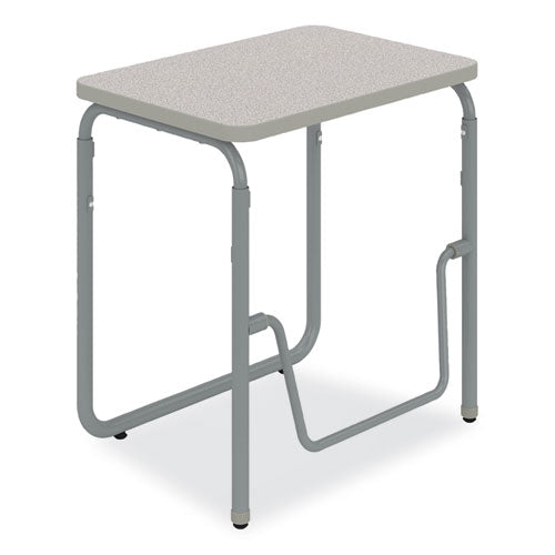 Alphabetter 2.0 Height-adjustable Student Desk With Pendulum Bar, 27.75 X 19.75 X 29 To 43, Dry Erase