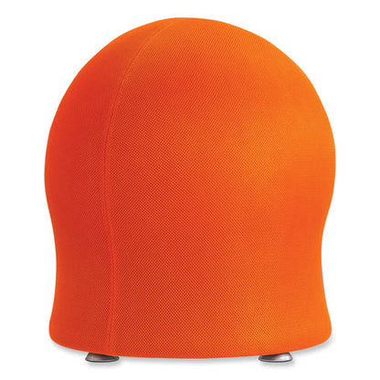 Zenergy Ball Chair, Backless, Supports Up To 250 Lb, Orange Fabric