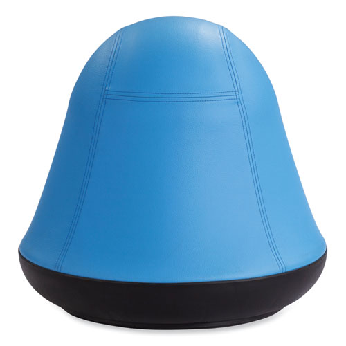 Runtz Swivel Ball Chair, Backless, Supports Up To 250 Lb, Baby Blue Vinyl