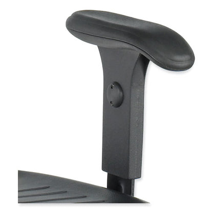 Adjustable T-pad Armrest For Safco Task Master Series Chairs, 3 X 9.75 X 11.5, Black, 2/set