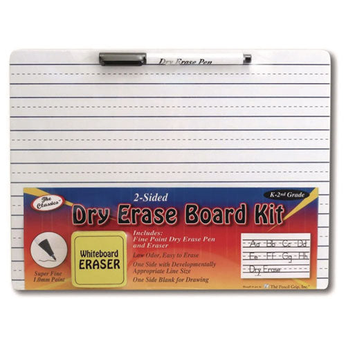 Dry Erase Whiteboard Student Starter Kits With Markers And Erasers, 11.75" X 9", White Surface, 24/carton