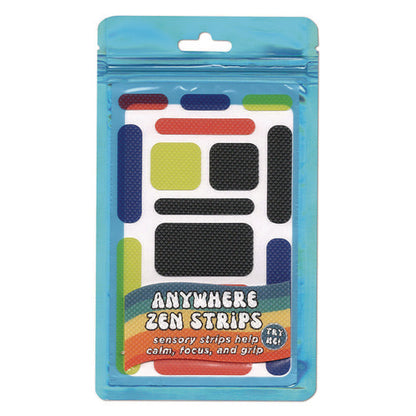 Anywhere Zen Strips, Bumpy, Assorted Primary Colors 13/set, 24 Sets/carton