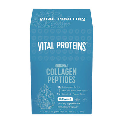 Collagen Peptides Powder, Unflavored, 0.3 Oz Packet, 20/box