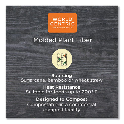 Fiber Plates, 9" Dia, Natural, 1,000/carton