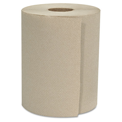 Hardwound Towel Roll, 1-ply,  8" X 800', Natural