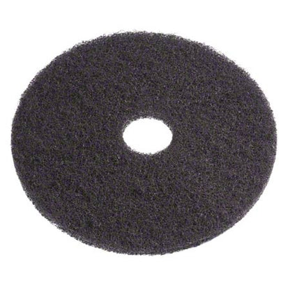 Americo Black Stripping Floor Pad, 24"